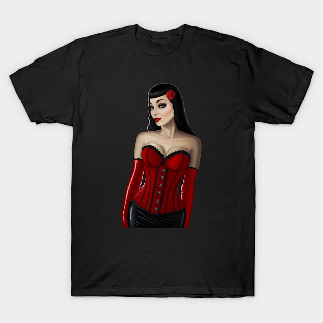 Selena - Red T-Shirt by Remus